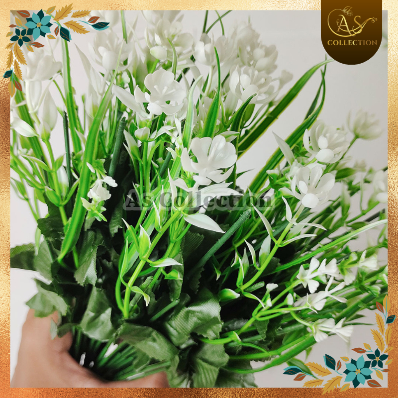 TANGKAI ACC CABANG 7 MODEL BUNGA/TANGKAI/BUNGA/TANGKAIBUNGA/DEKORASI/PERNIKAHAN/IMPORT