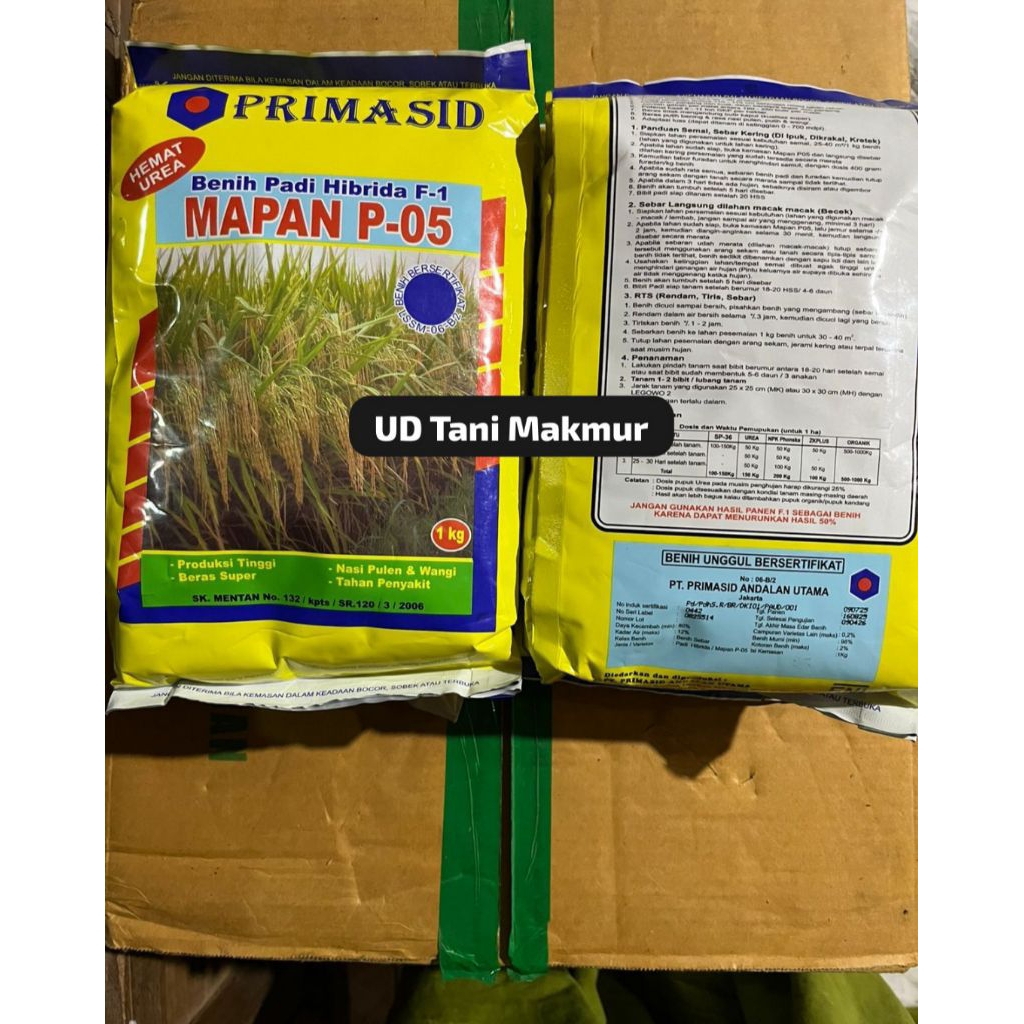benih padi mapan 05 original exp JULI 2026