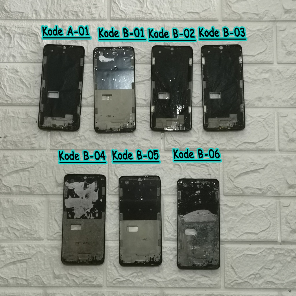 Frame Oppo A5s Tatakan LCD Original Copotan - Dudukan Layar HP | Abhira Store