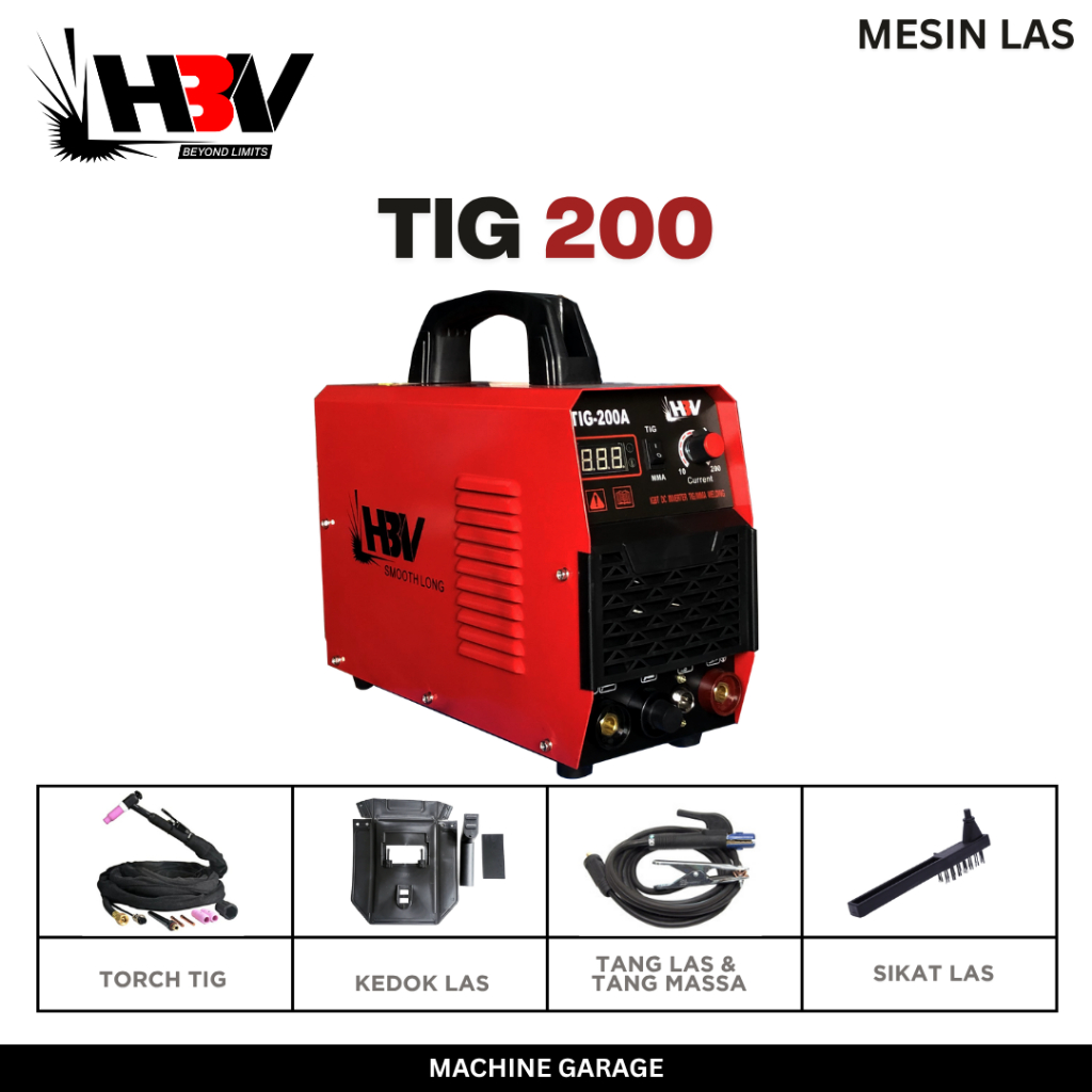 Mesin Las Tig 200 HBV
