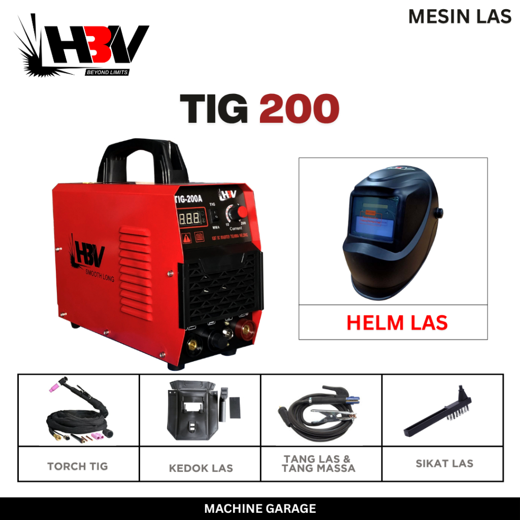 Mesin Las Tig 200 HBV
