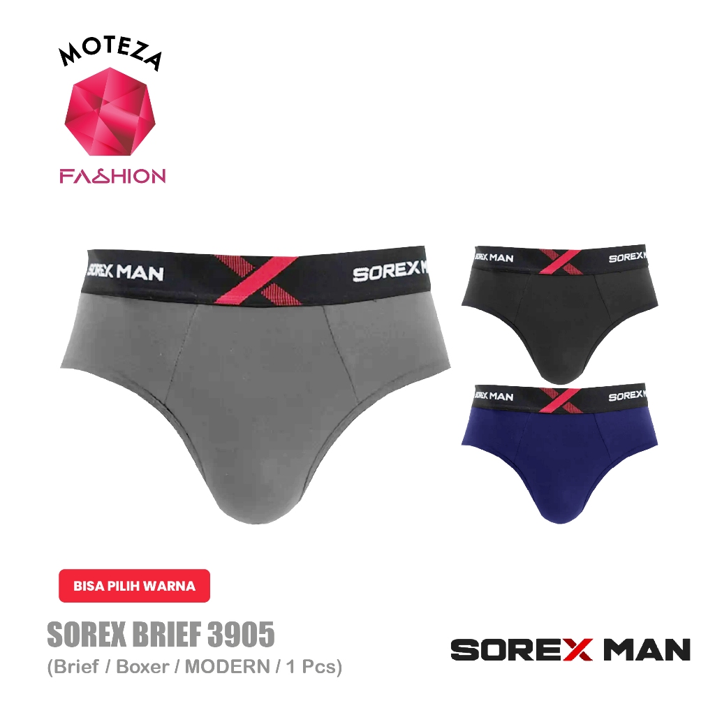 Sorex LK M 3905 CD Celana Dalam Pria Sport | Brief | Size S - XL | BISA PILIH WARNA
