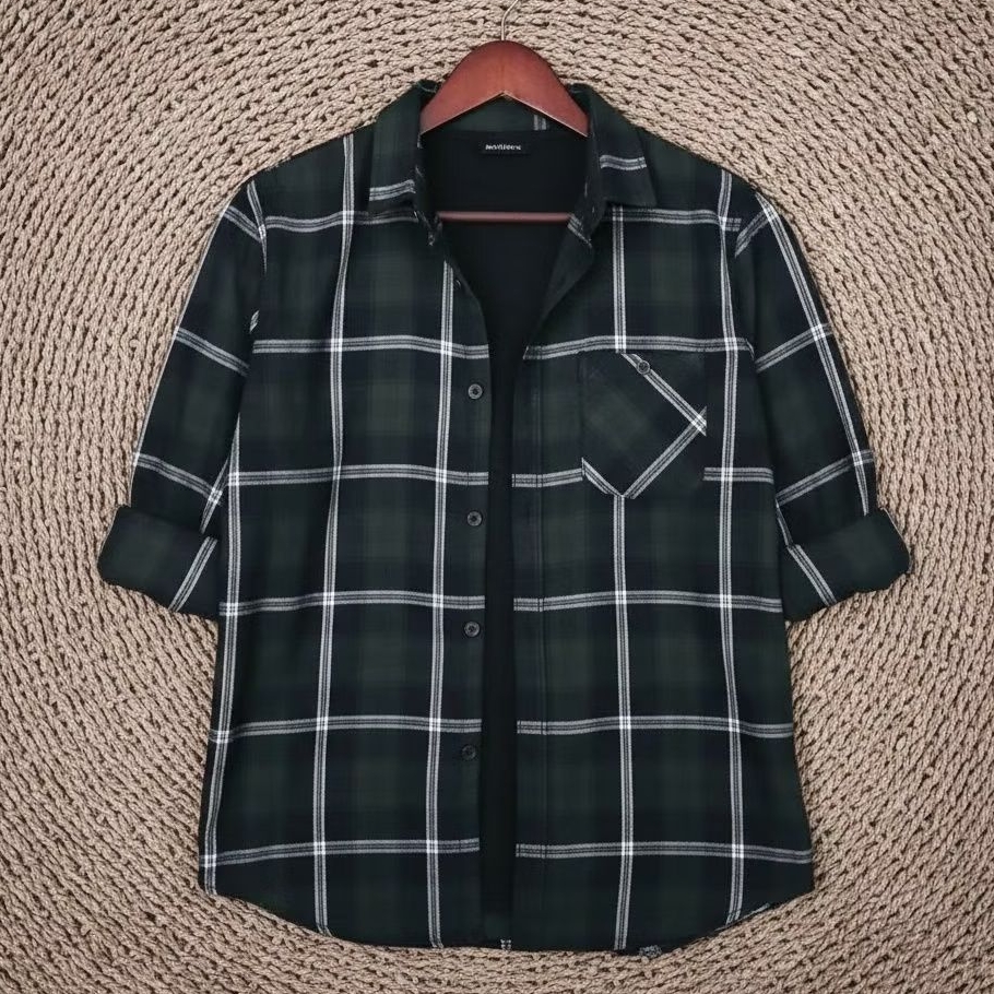 F2D Kemeja Flanel Grey Blue Elegant Best Seller / flanel/hem pria/ flanel pria/ kemeja flanel/ eight