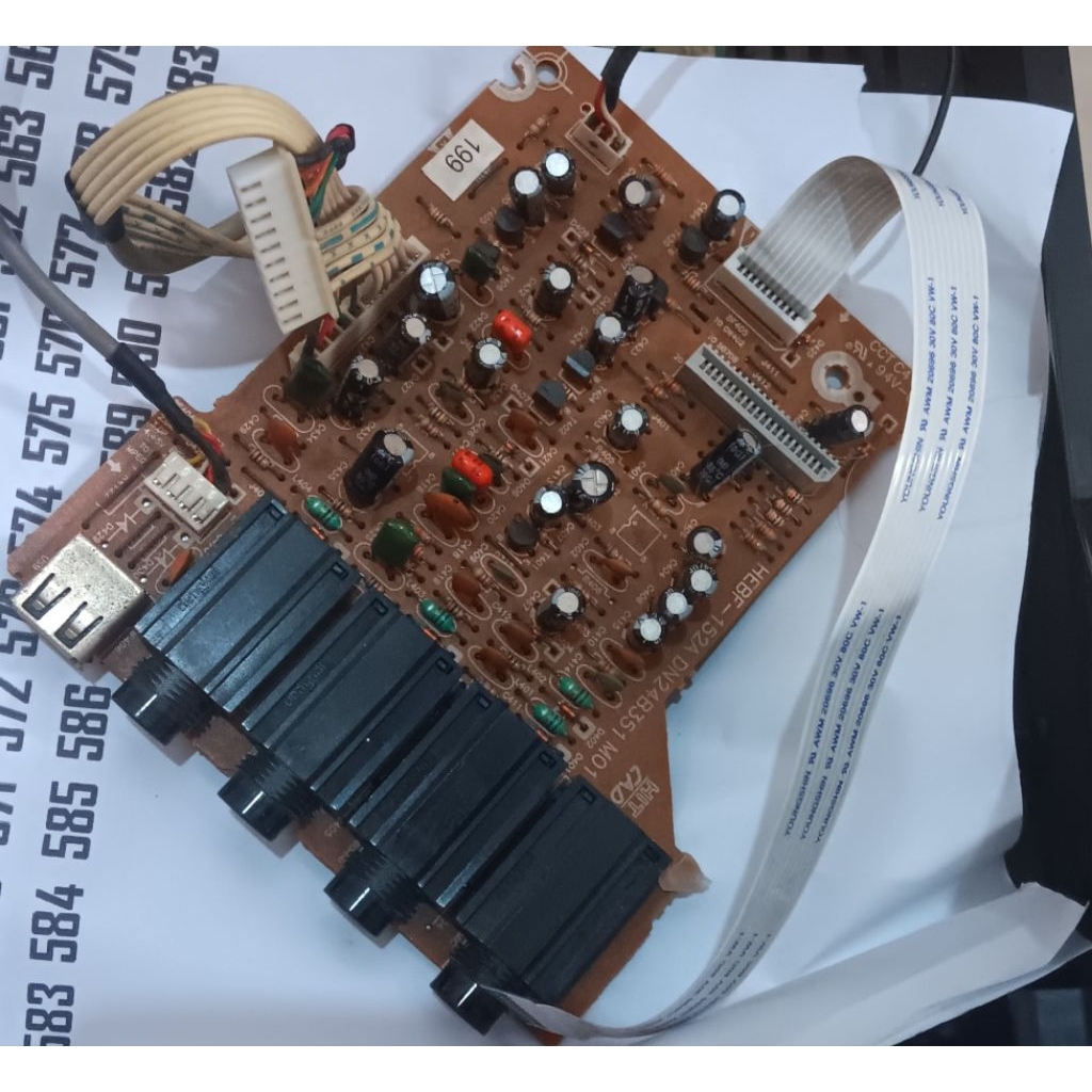 Kit Mic Tape Dek Polytron  BIG BAND seri 3201 ori cabutan masih normal