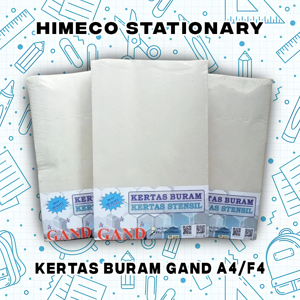 Kertas Buram Gand A4/F4 // KERTAS BURAM//KERTAS A4/F4//KERTAS
