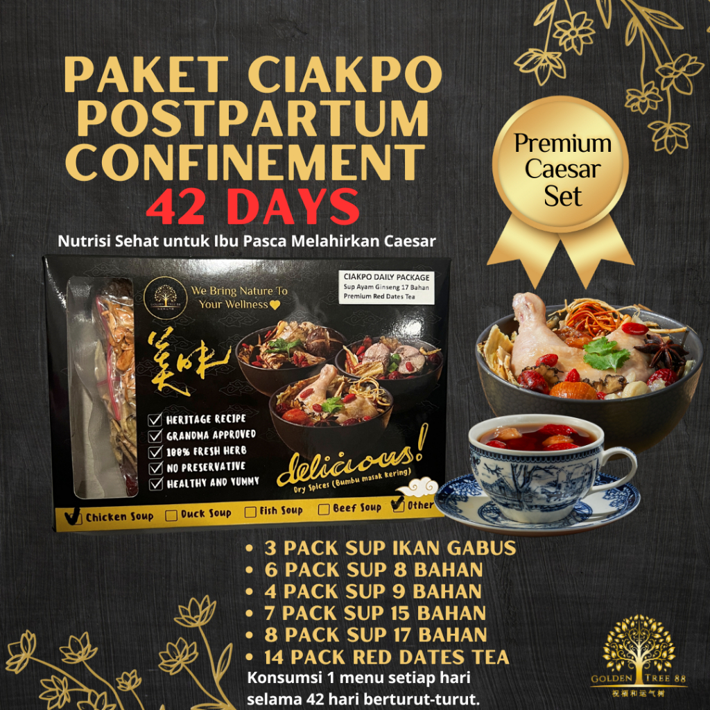 PAKET SPECIAL Ciakpo Melahirkan Caesar Full 42 Hari