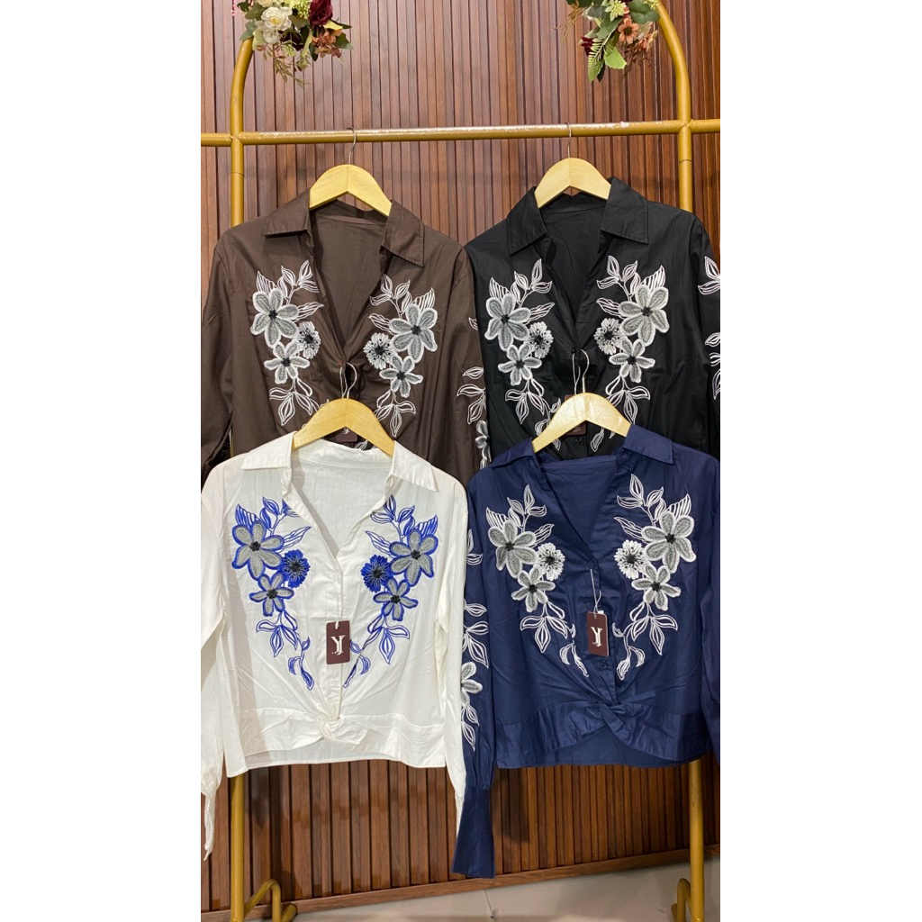 Blouse Atasan Wanita Larosa | Bahan Katun Premium