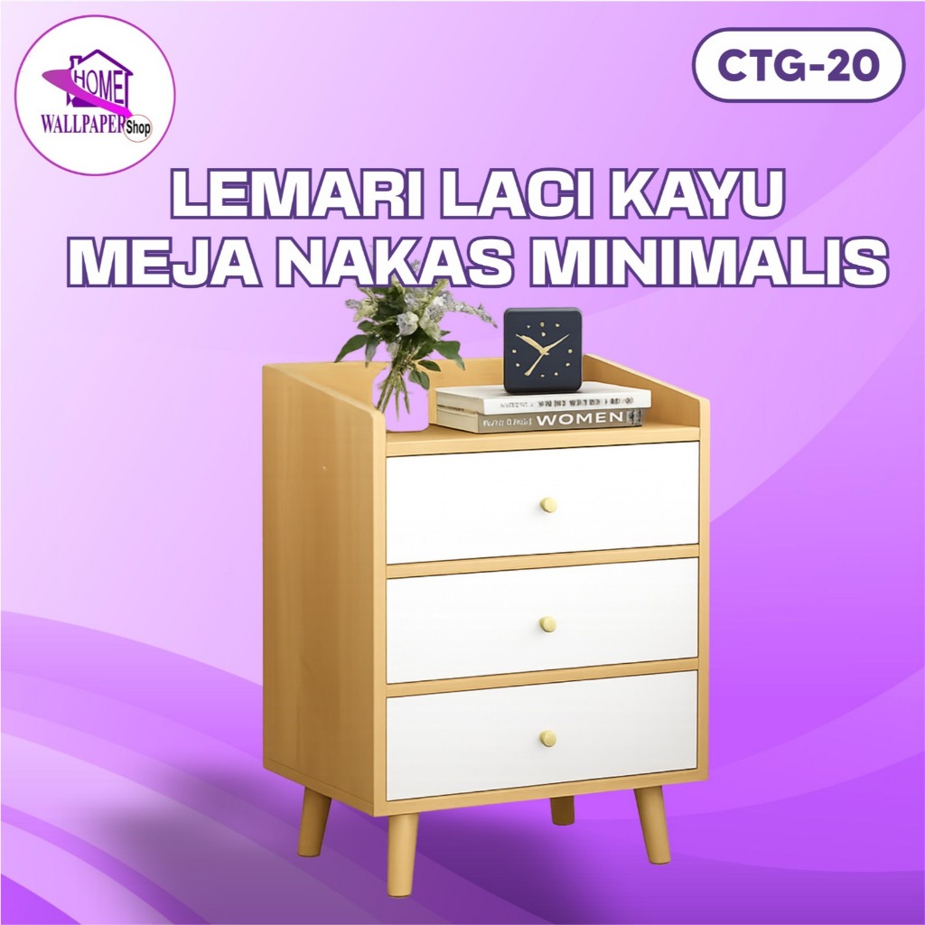 Lemari Nakas Kayu Minimalis Lemari Kecil Samping Kasur