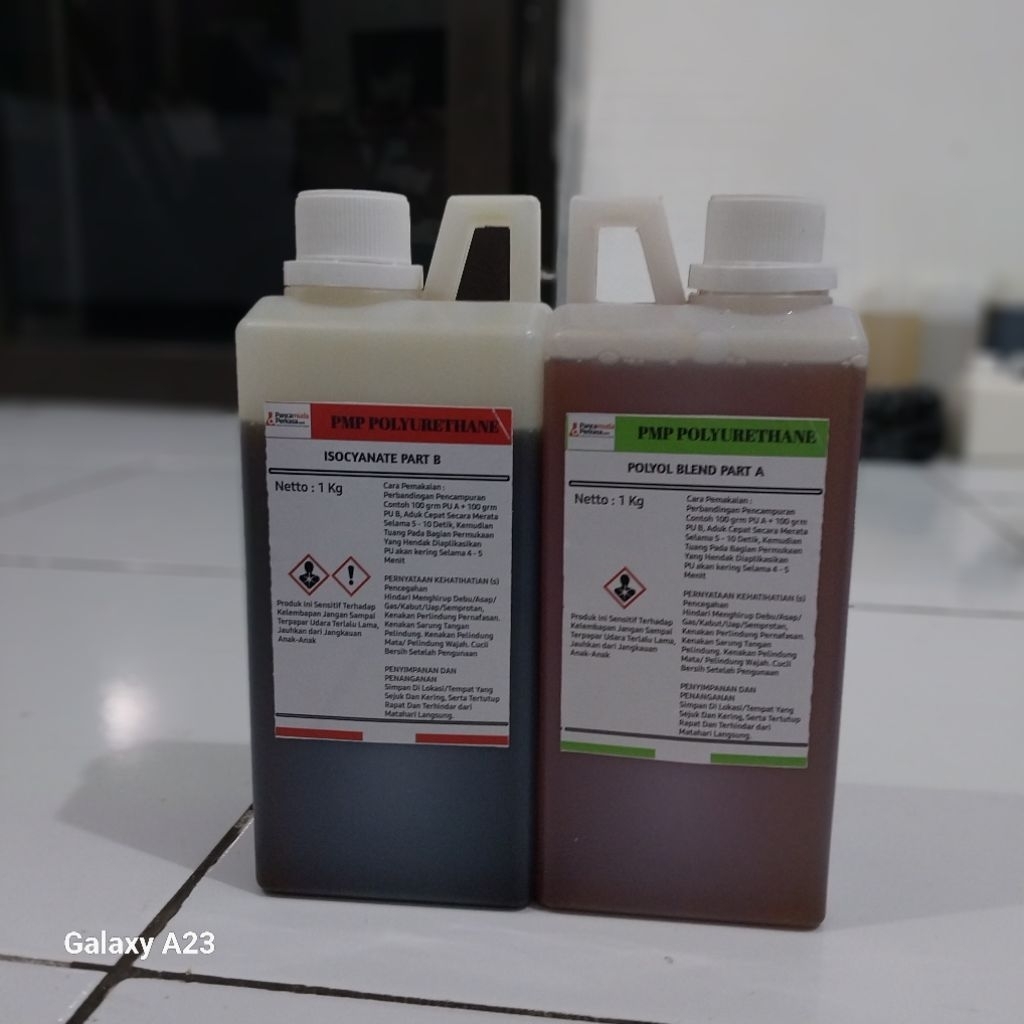POLYURATHANE ( PU FOAM SPRAY )/ BUSA KERAS ANTI BOCOR 1 SET ( PU A 1 KG ) ( PU B 1 KG )