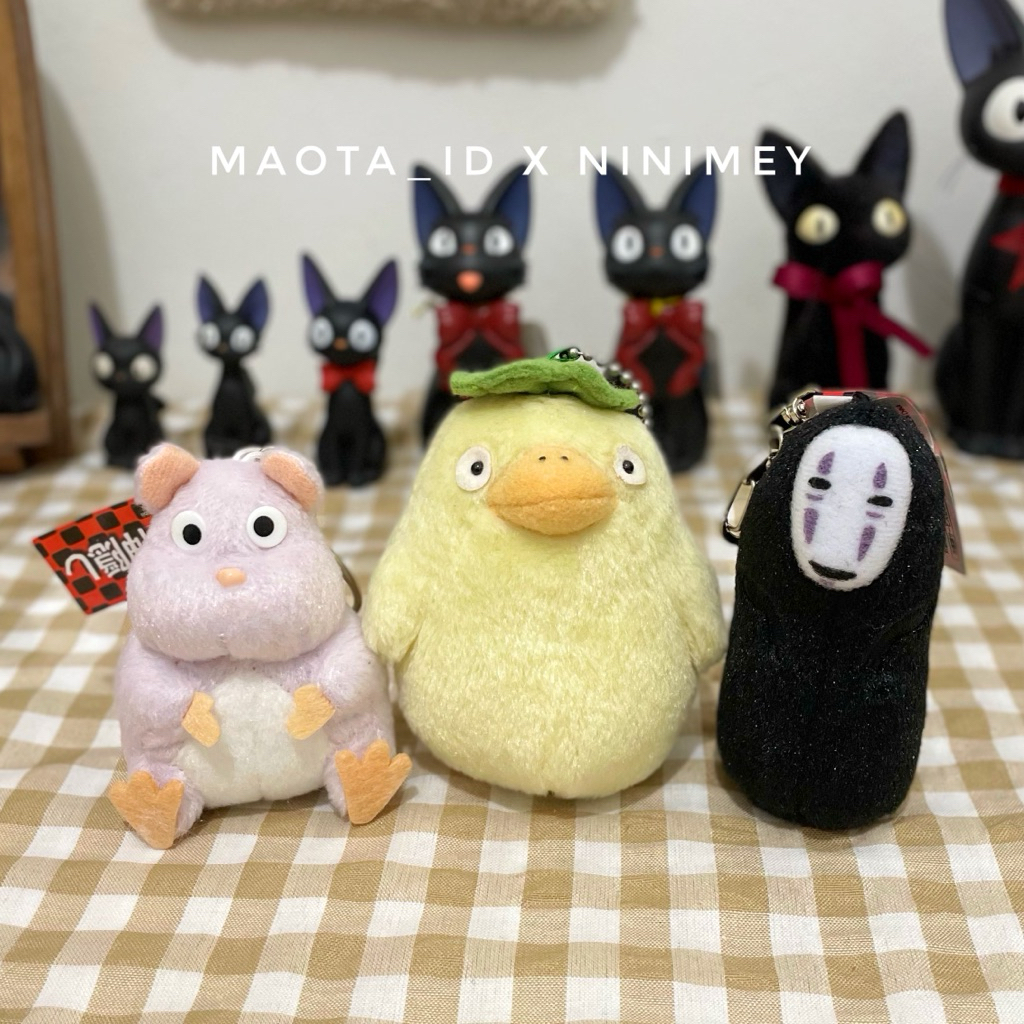 Spirited Away Keychain / Ganci Boh / Ganci Kaonashi / Ganci Ootorisama/ Tikus Ghibli / Bebek Ghibli 