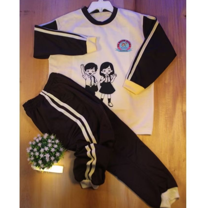 KAOS OLAHRAGA ANAK SATU SETELAN ( PAUD/TK ) Desain Bisa Riquest