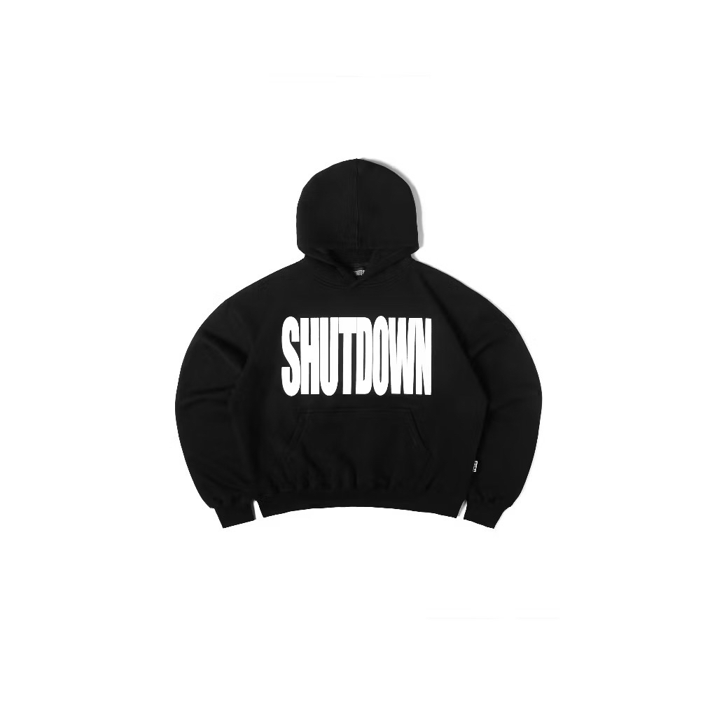SNSB WORLD | SHUTDOWN.BLACK | HOODIE BOXY | SORRYNOTSORRY.BI+CH