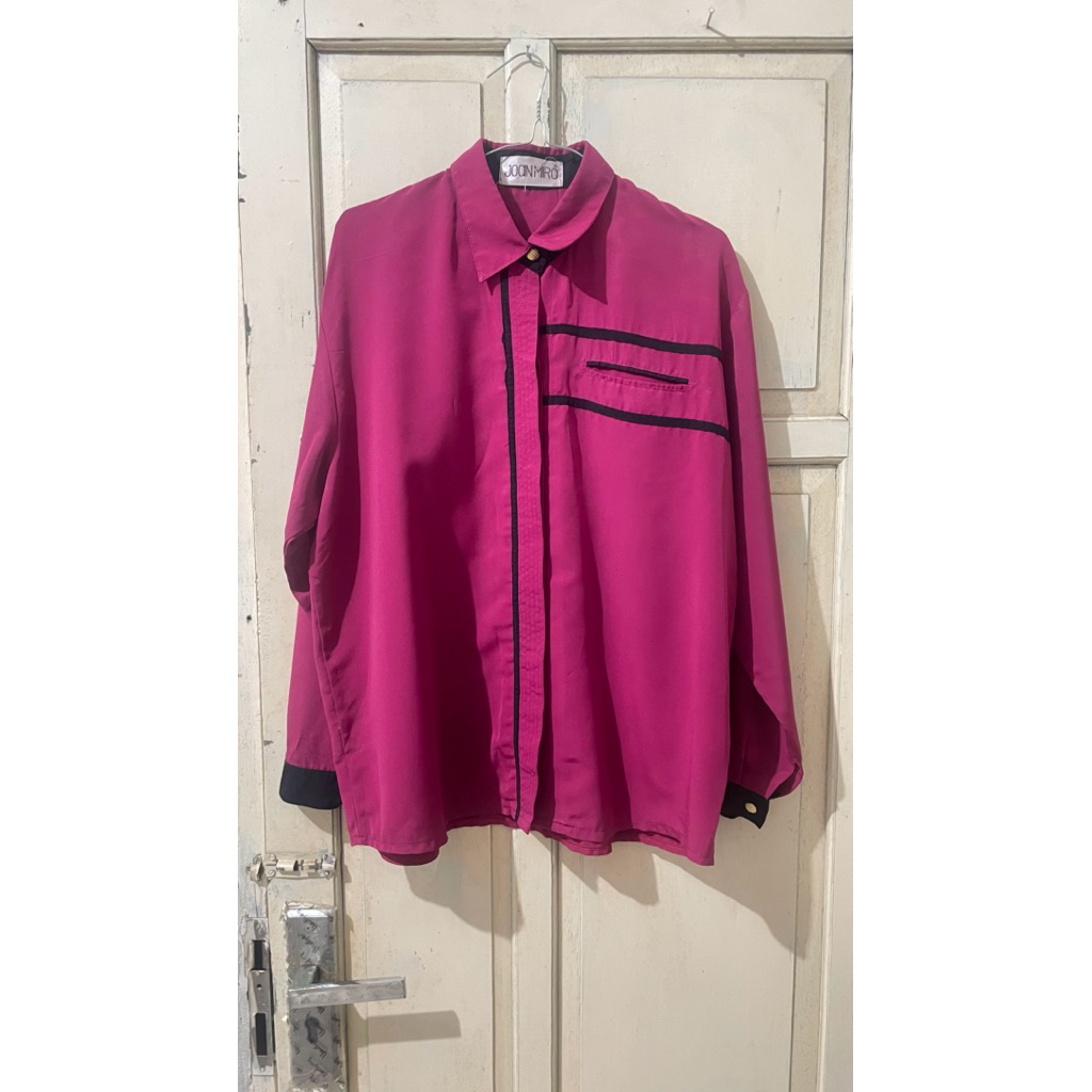 preloved kemeja pink