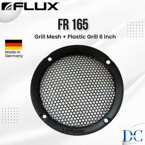 Grill Mesh Speaker Mobil - Flux FR 165 Metal Mesh 6 Inch - Grill Mesh + Plastik Grill -  Pelindung S