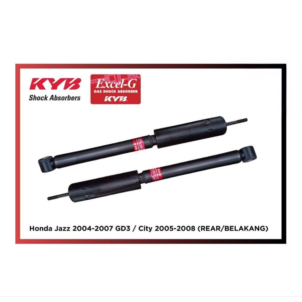 SHOCK KAYABA / KYB IMPORT EXCEL-G HONDA JAZZ GD3  BELAKANG TAHUN 2004