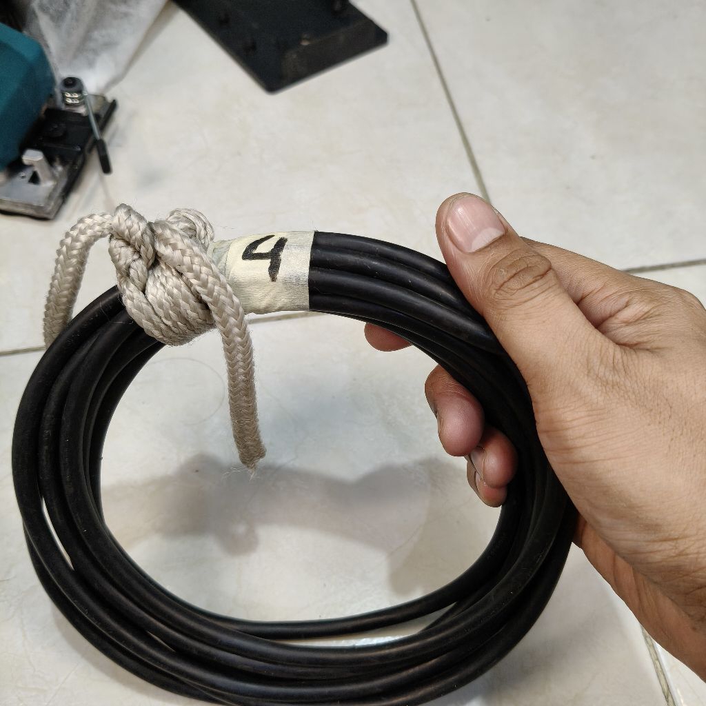 kabel listrik eterna 2x0.75 ac audio genset 4 meter sound perkakas