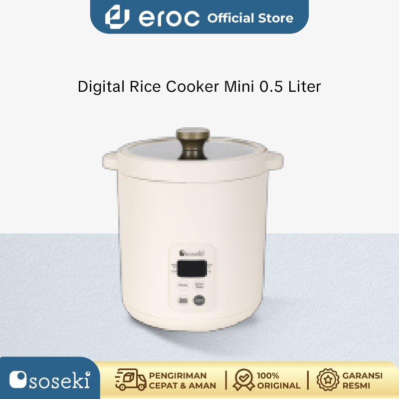 SOSEKI Digital Rice Cooker Mini 0,5 Liter