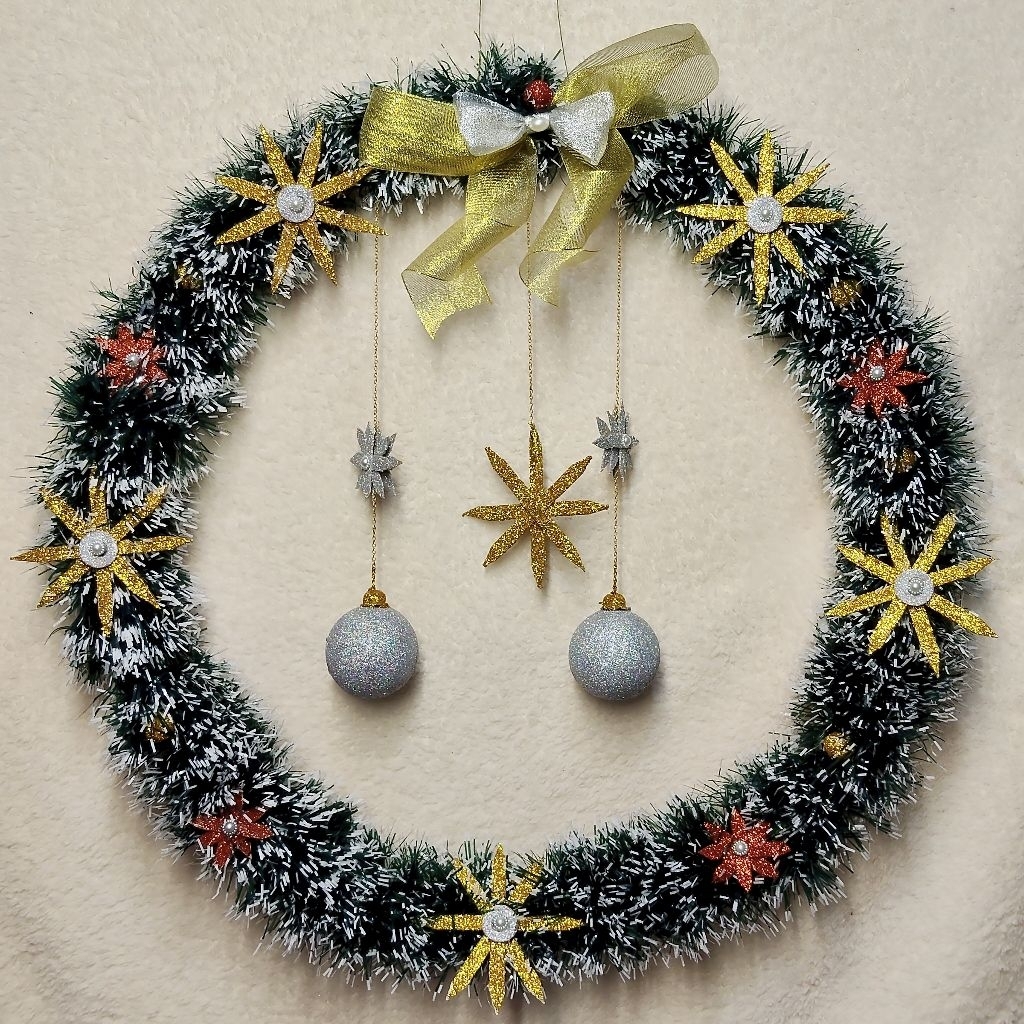 [JUMBO] Krans Natal Hiasan Pintu dan Dinding Christmas