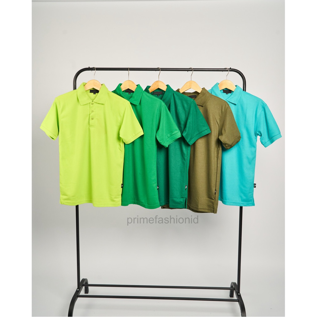 PAPA JEANS Kaos Polo Polos (Non Kantong) 225-230gsm / Polo Shirt / Kaos Kerah Lengan Pendek