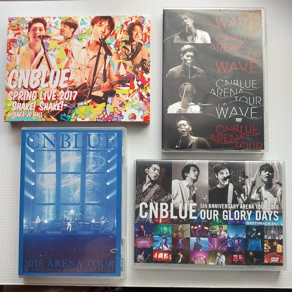 ALBUM CNBLUE CONCERT JAPAN SPRING SHAKE SHAKE WAVE 5TH ANNIVERSARY OUR GLORY DAYS A SUPERNOVA ARENA 