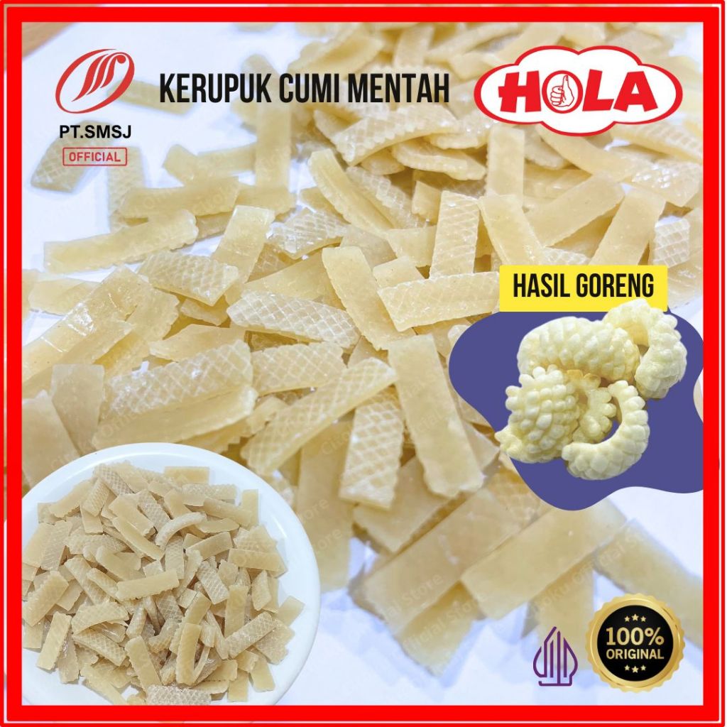 Hola Kerupuk Cumi Mentah
