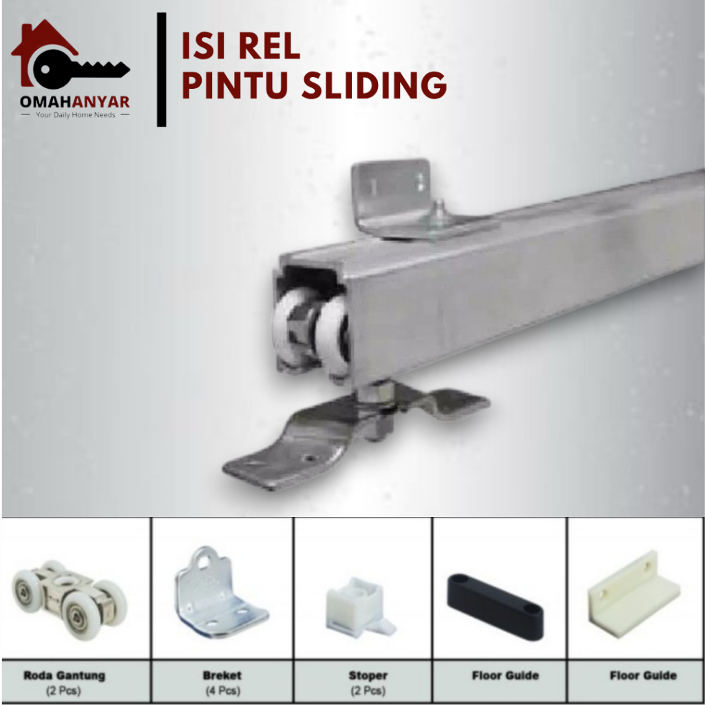 Rel Pintu Kamar Rumah Sliding Geser 777 Enkev Soligen Muller