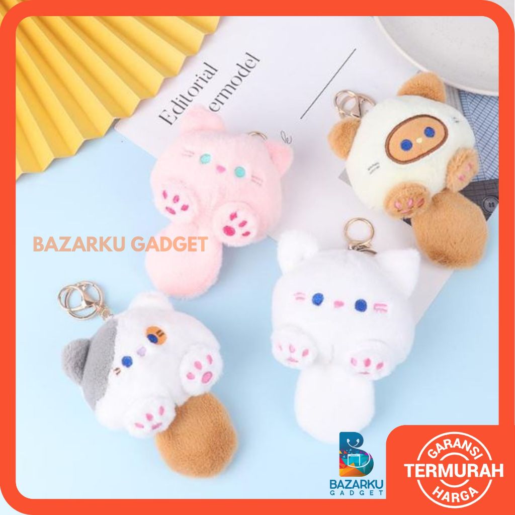 Gantungan Kunci Karakter Kucing Bunyi Gantungan Tas Boneka Gantungan Kunci Boneka