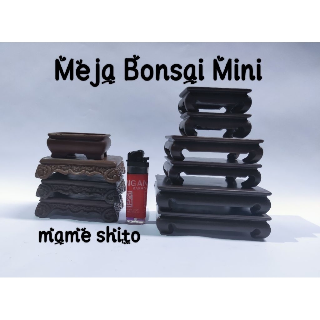 MEJA BONSAI mini / DUDUKAN BONSAI / meja bonsai ukir