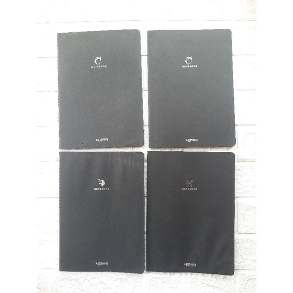 LENWA Notebook LCXB50322 Buku Tulis Korea Kertas Hitam ukuran B5