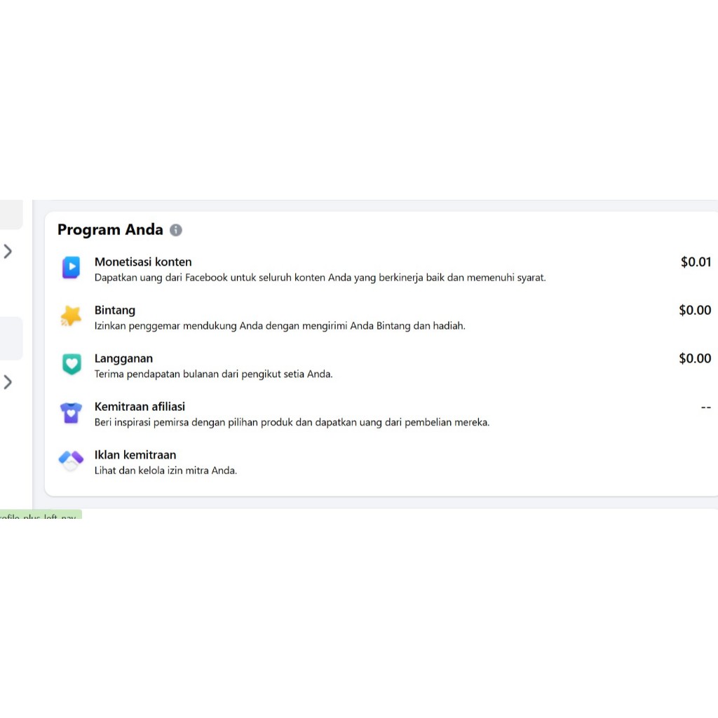 AKUN FACEBOOK HALAMAN AKTIF BERGARANSI