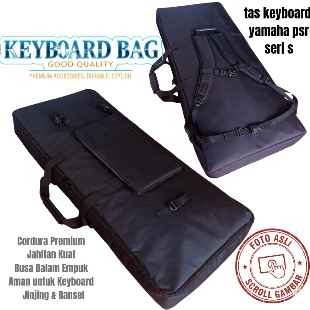 Tas Keyboard Yamaha PSR S750 S770 S950 S970 S910 S700 Gigbag Softcase Sarung Keyboard Bungkus Cover 