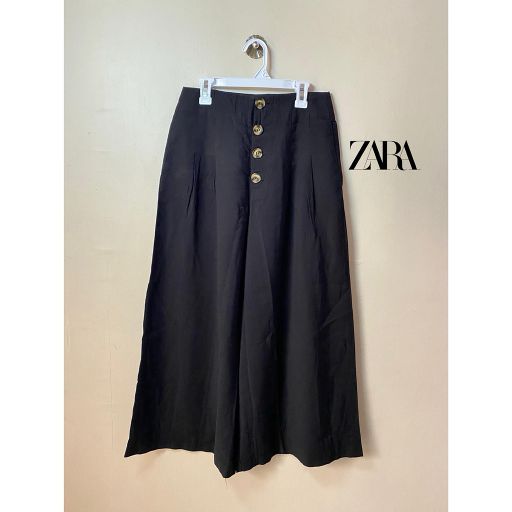 Celana Kulot / zara trf cullote pants / zara kulot / celana kulot zara / kulot high waist hw / prelo