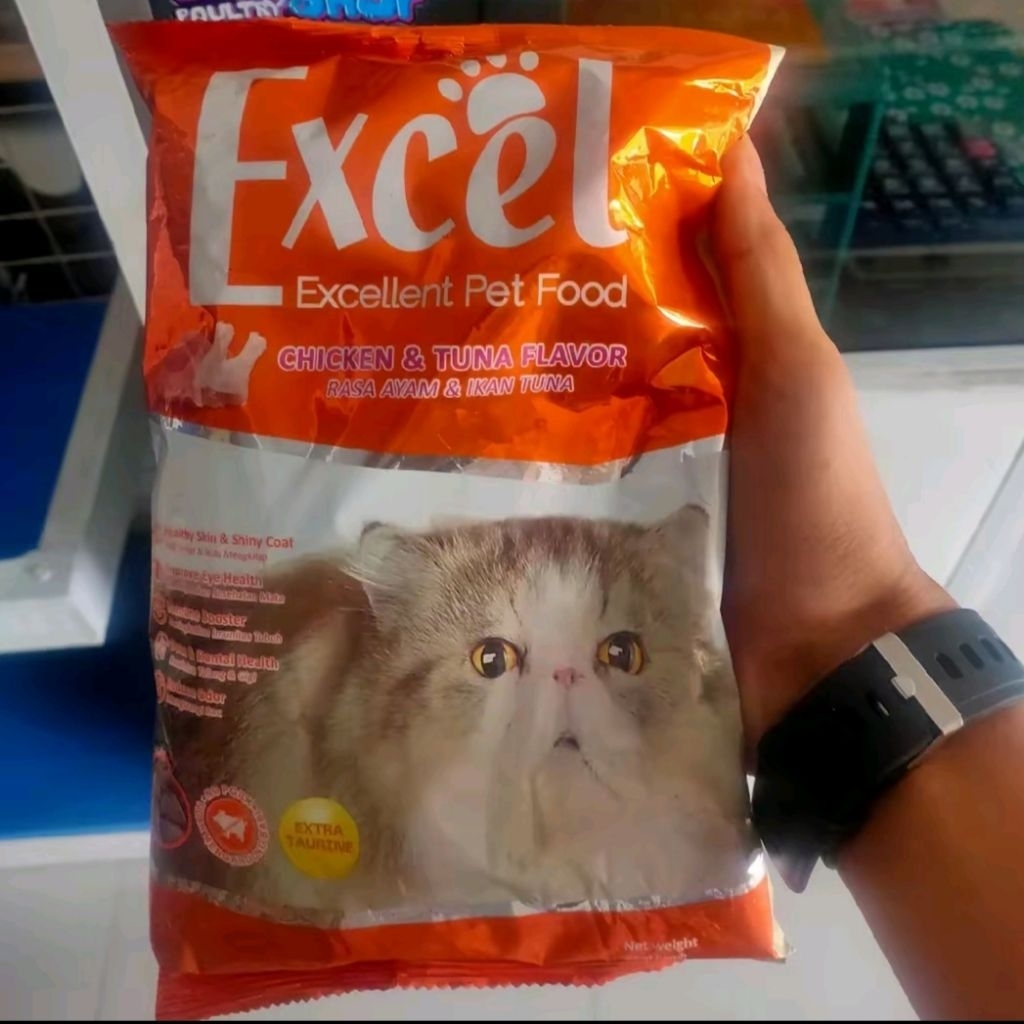 Pakan kucing excel