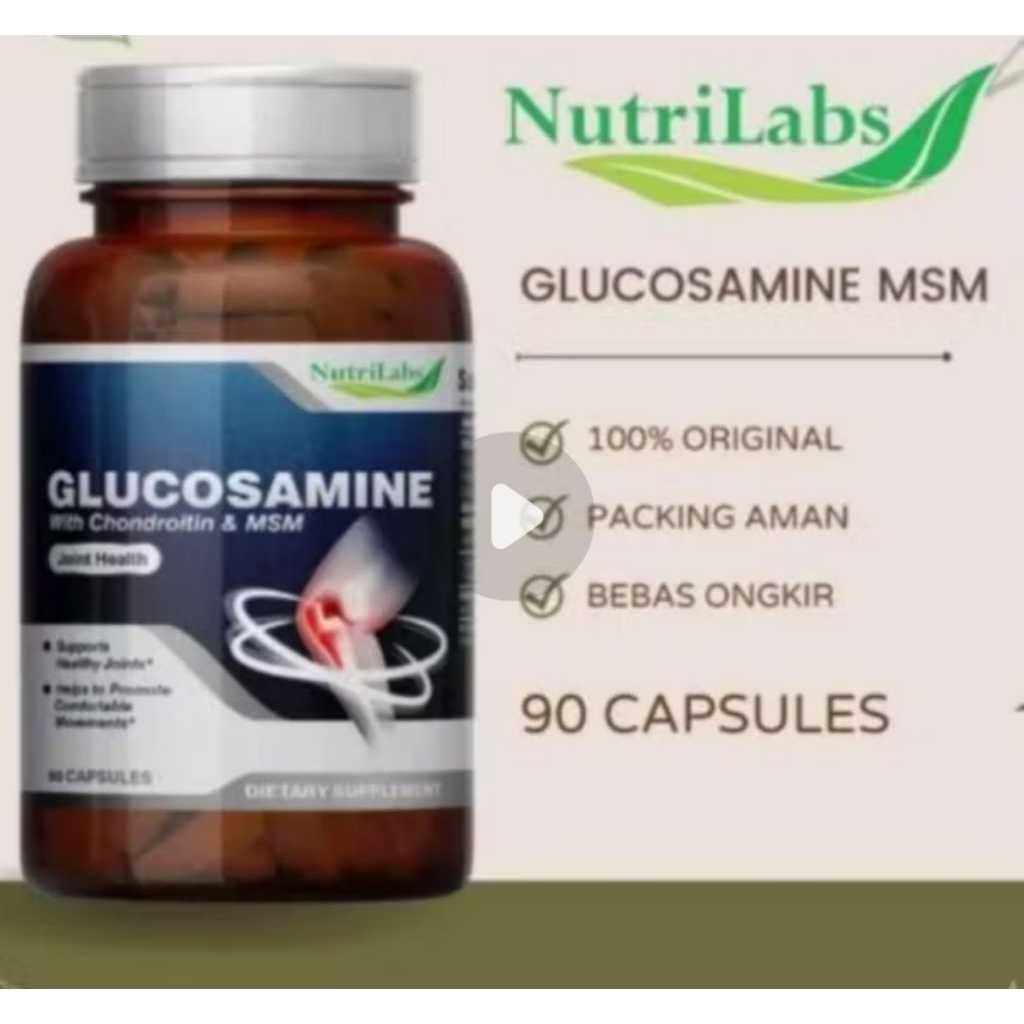 Nutrilabs Glucosamine Chondroitin MSM Suplemen Kesehatan Tulang Sendi