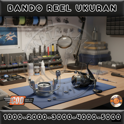 Bando Reel Pancing / Bail Arm Reel 1000 2000 3000 4000 5000