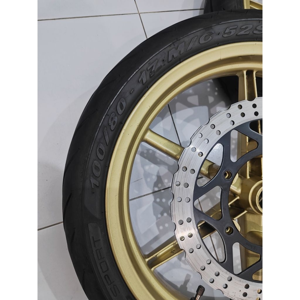 velg vrossi derik fullset tinggal pasang untuk ninja r/rr