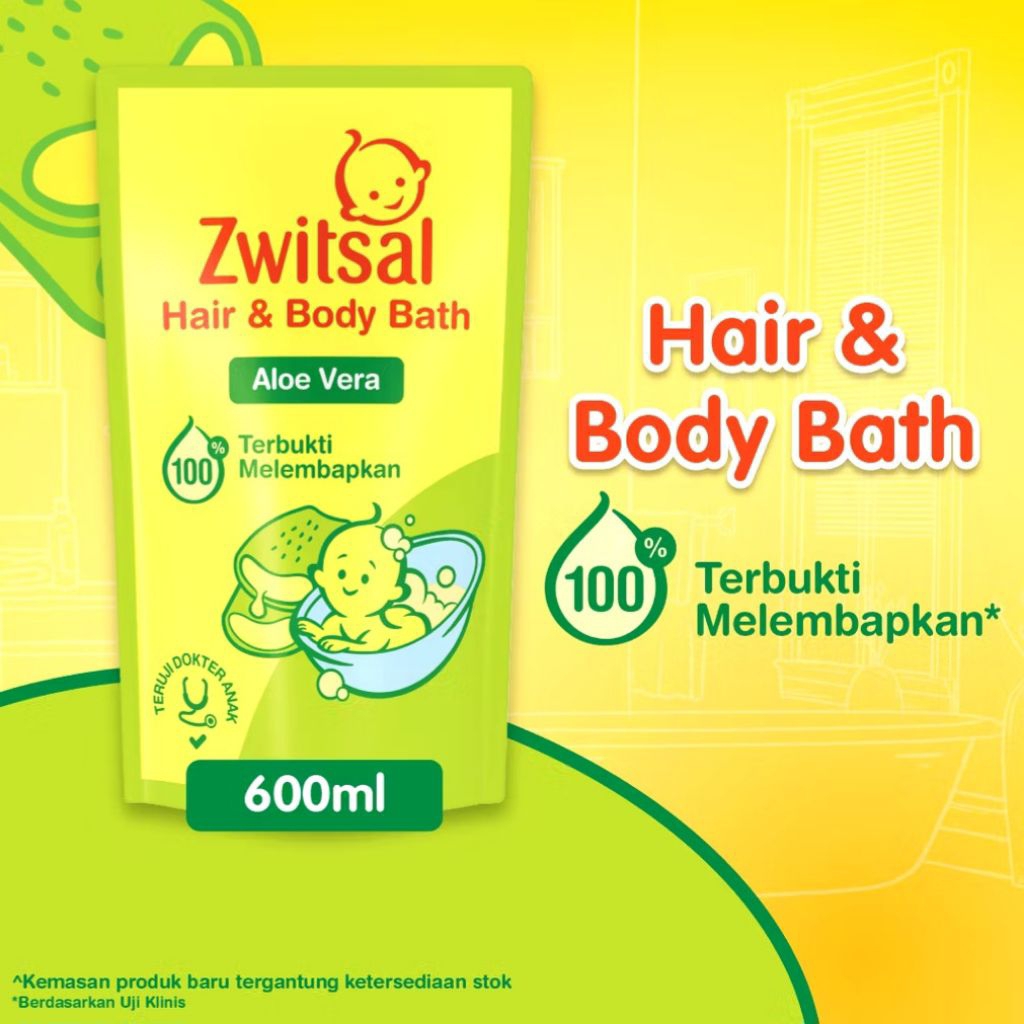 Zwitsal Baby Bath 600ml / Zwitsal Baby Bath 400ml / Sabun Bayi Zwitsal