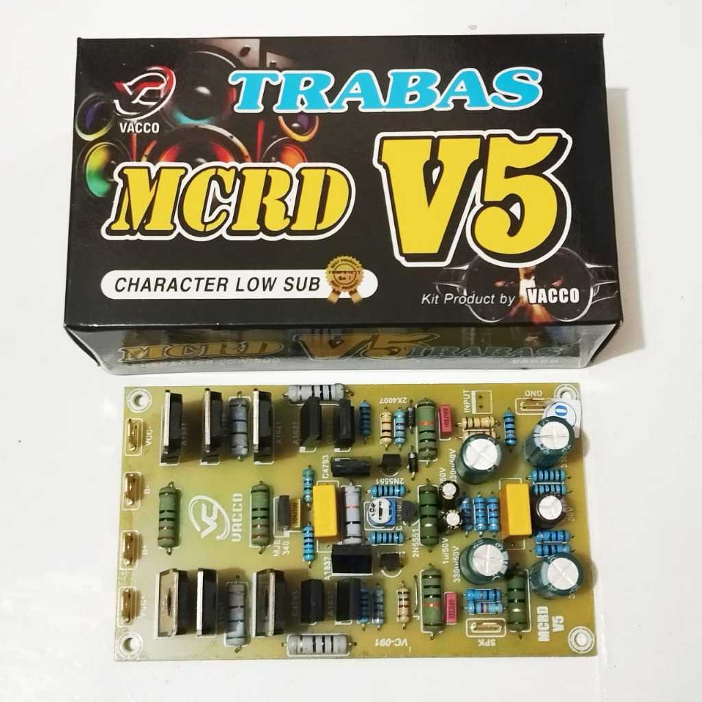 KIT Driver Amplifier MCRD V5 PCB Fiber VACCO
