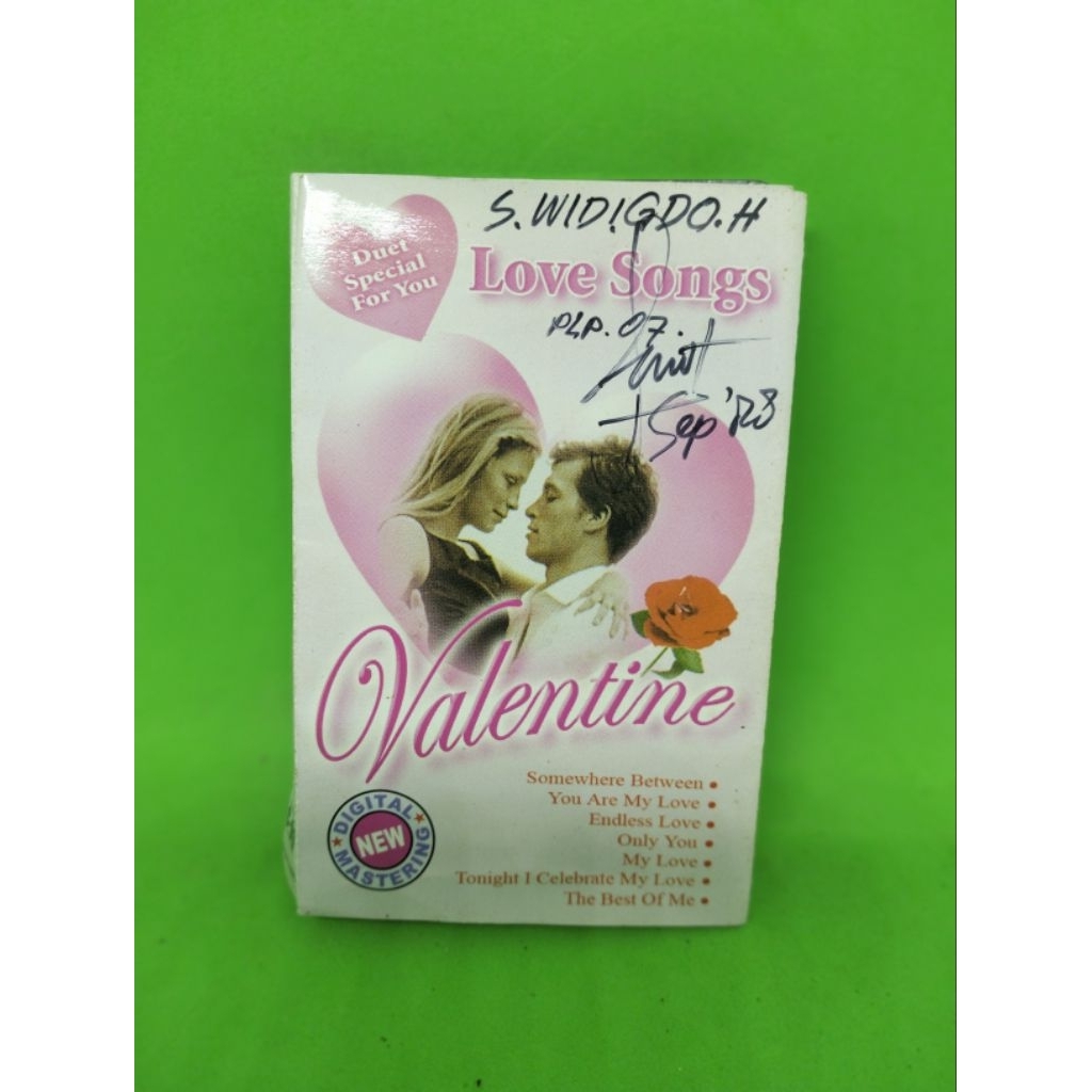 Kaset pita Valentine Love Songs