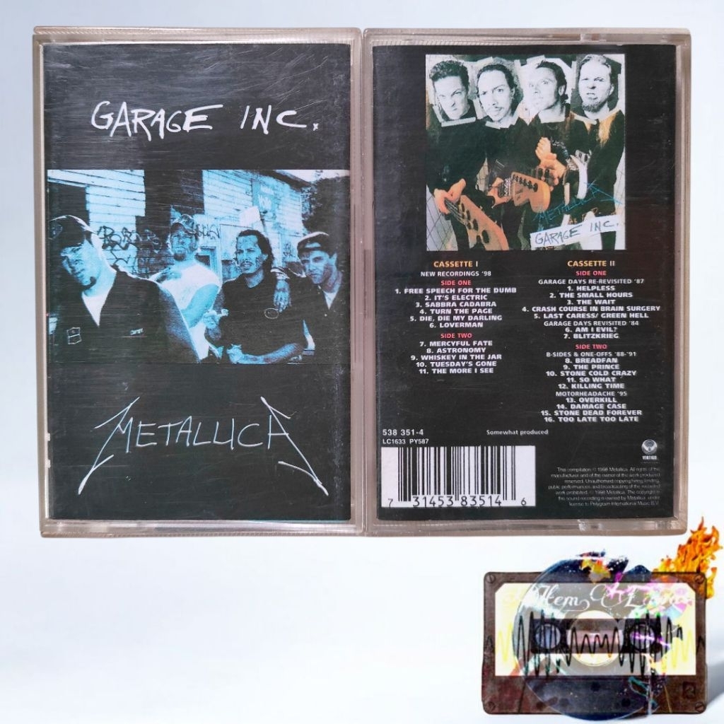 Kaset Metallica Garage Inc