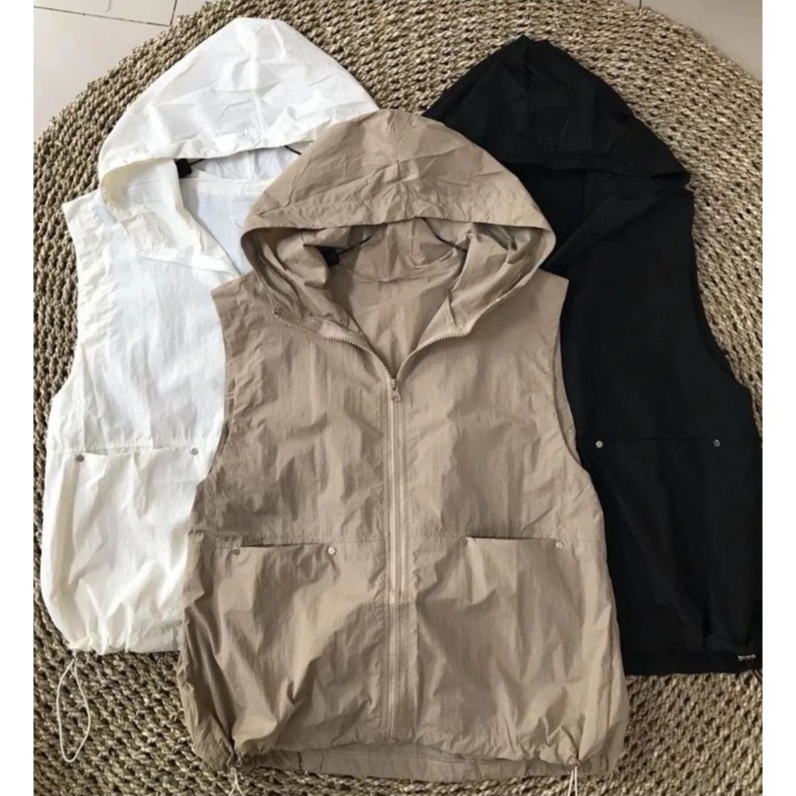 ROMPI PARASUT OLAHRAGA PREMIUM, ROMPI PARASUT HOODIE WANITA KEKINIAN