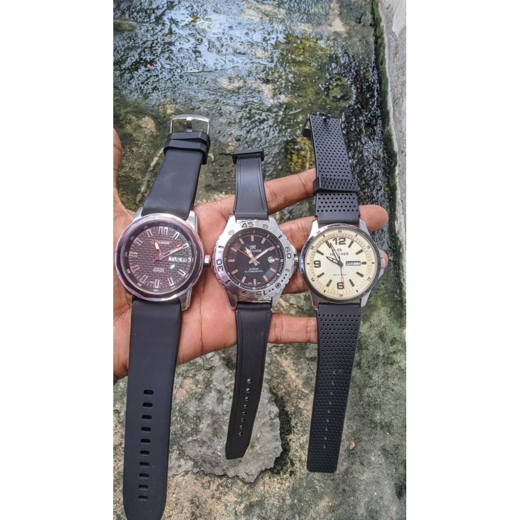 3 jam tangan pria  prelov second original