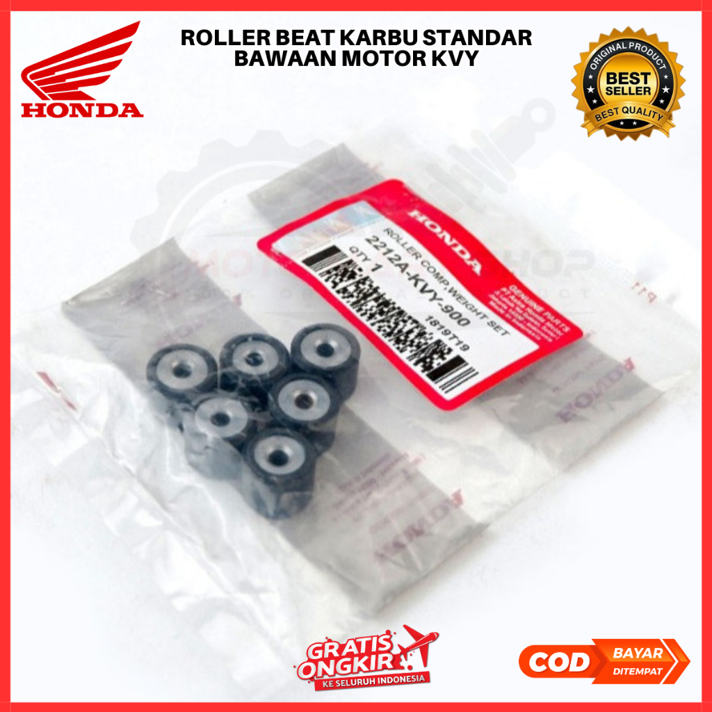 roller beat karbu standar bawaan motor KVY motor