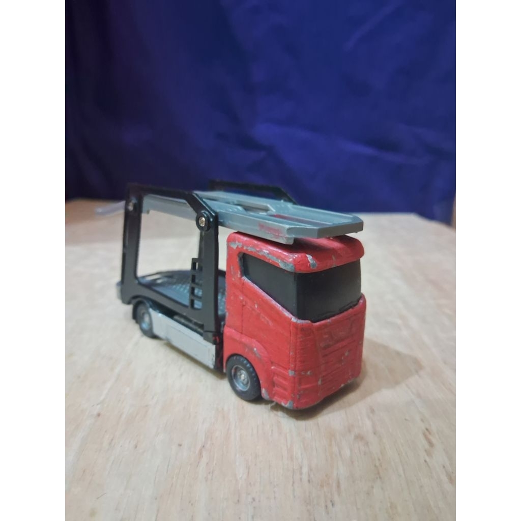 Diecast Truck Transporter Trailer HTI Toys Kepala Head Truck Mainan Vintage Scania Volvo Gandengan T