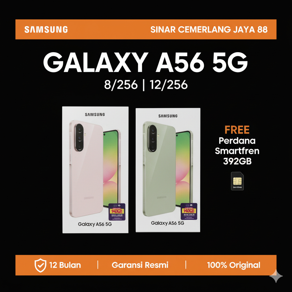 SAMSUNG A56 A36 RAM 8/256 12/256 GARANSI RESMI