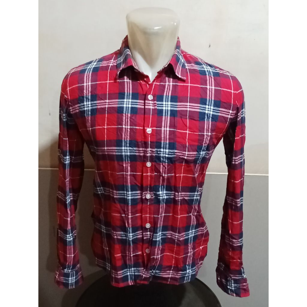 Kemeja Panjang Bang bang Size L Fit