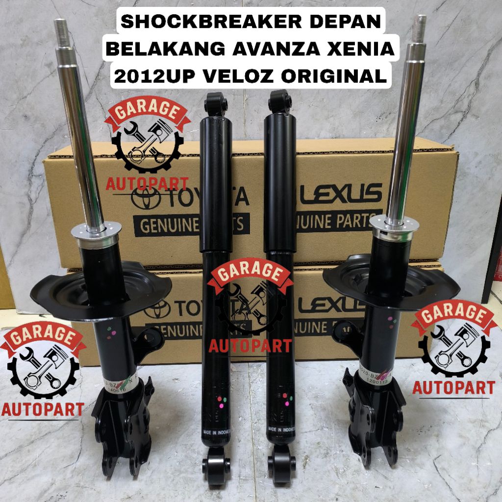 SHOCKBREAKER DEPAN BELAKANG TOYOTA AVANZA VELOZ 2012UP ORIGINAL