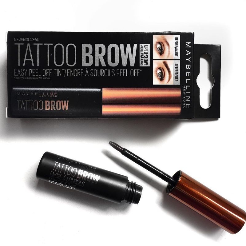 Tattoo Brow Maybelline Tatto Brow Gel Tint Peel Off Eyebrow Tattoo Tato Alis Maybelline