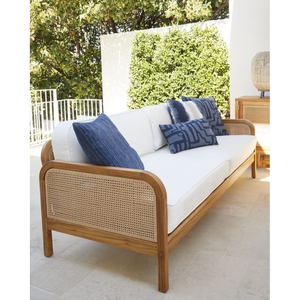 Indofurniture – Kursi Sofa Rotan 2 Seater minimalis