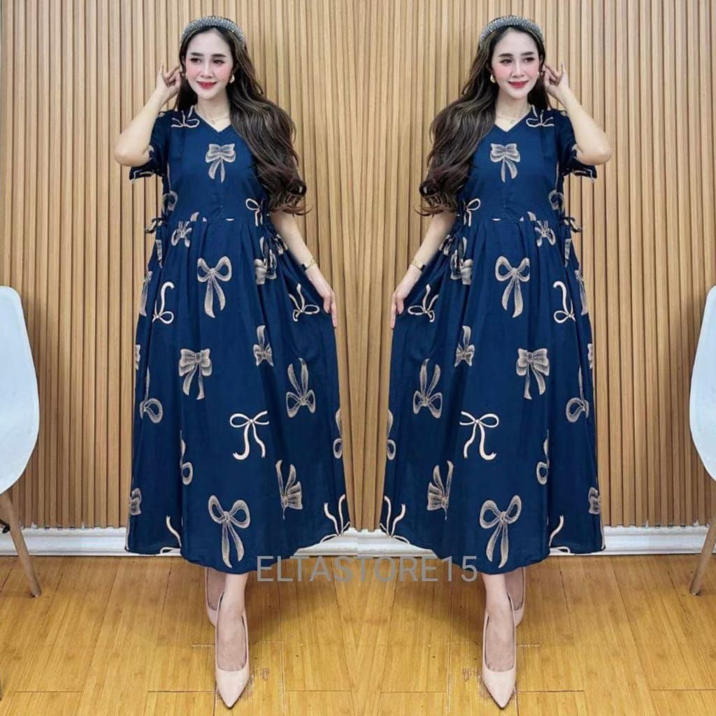 Daster Pita Daster Rayon Tebal Daster Bukaan depan Daster Viral Daster Kekinian Daster Lengan Pendek